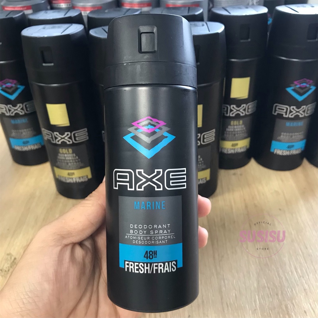 Xịt khử mùi AXE Deodorant Bodyspray 150ml - Sịt khử mùi hôi nách nam nữ Gold/Excite/Marine