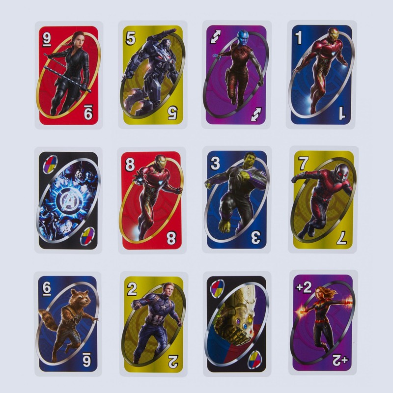 UNO: Marvel Avengers - Card Game for 2-10 Players Ages 7Y+