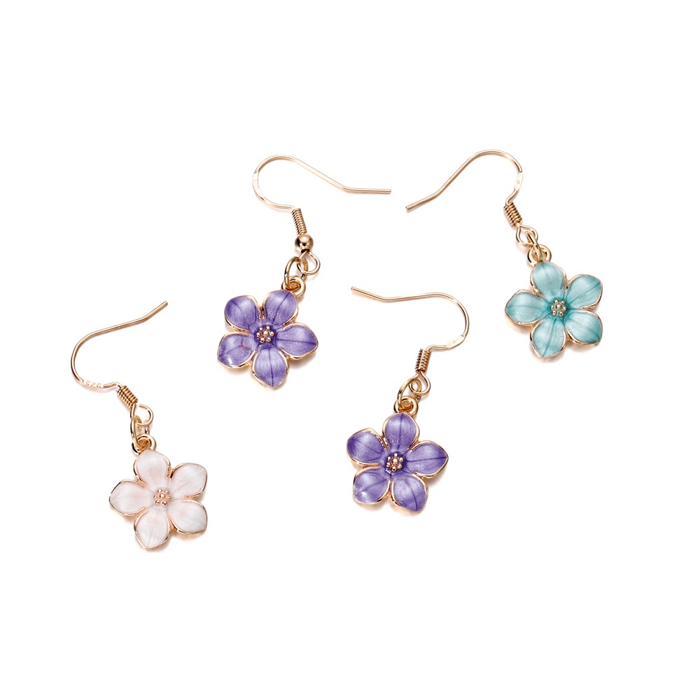 Túi 10 mặt bông tai St.kunkka thời trang bằng kim loại 14.8x16.8mm