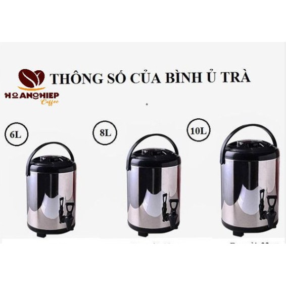 Bình ủ trà 6 lít - 8 lít - 10 lít - 12 lít