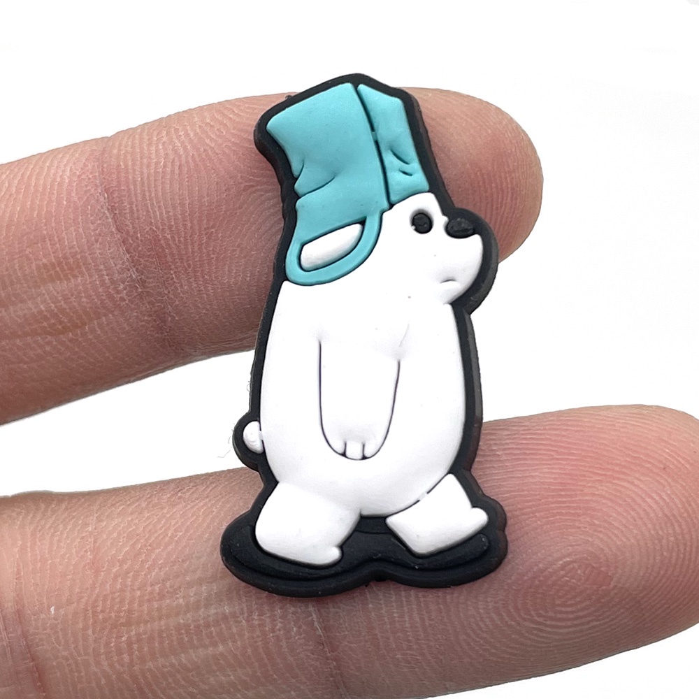 Dép Croc Hình We Bare Bears Trang Trí Giày Sinh Nhật Diy Charms