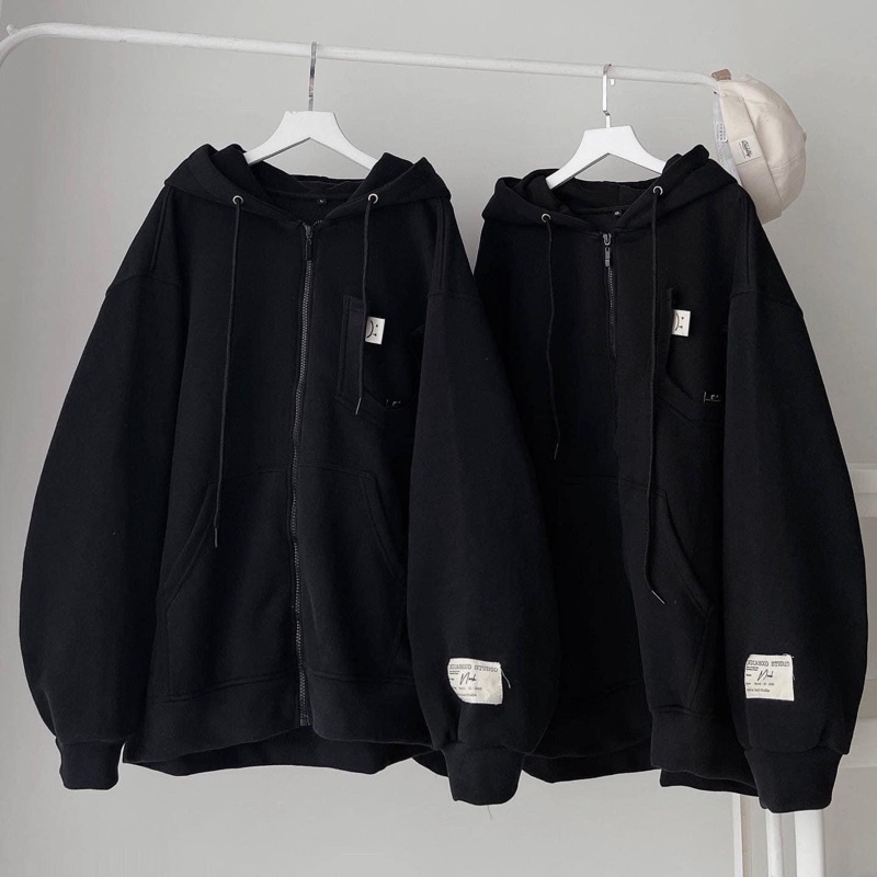 [chính hãng] Áo Khoác Zip Kéo Xanh Bơ Unisex ICON SAD v2 -pqk boutique