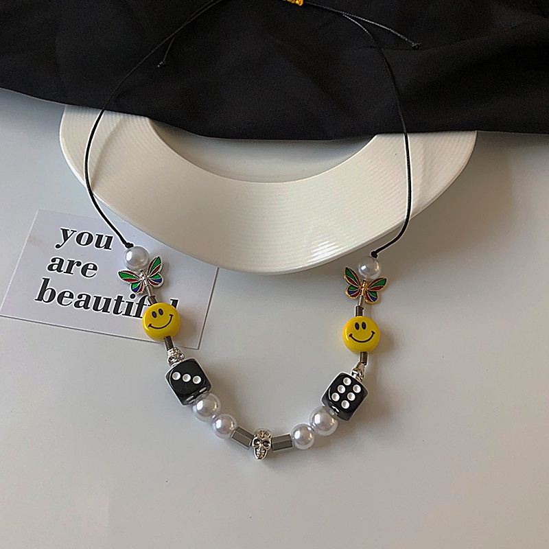 Vòng cổ phối mặt phụ kiện phong cách hip hop thời trang đường phố