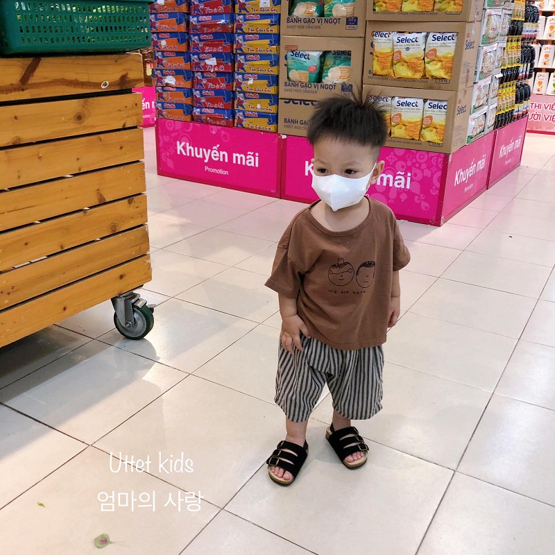 [Ảnh thật] QUẦN SỌC SUÔNG HÀN QUỐC 1045 DÀNH CHO BÉ GÁI VÀ BÉ TRAI TỪ 1 ĐẾN HƠN 5 TUỔI SIZE 80 ĐẾN 120