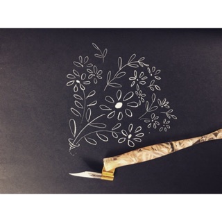 20tờ Giấy đen vẽ, viết calligraphy