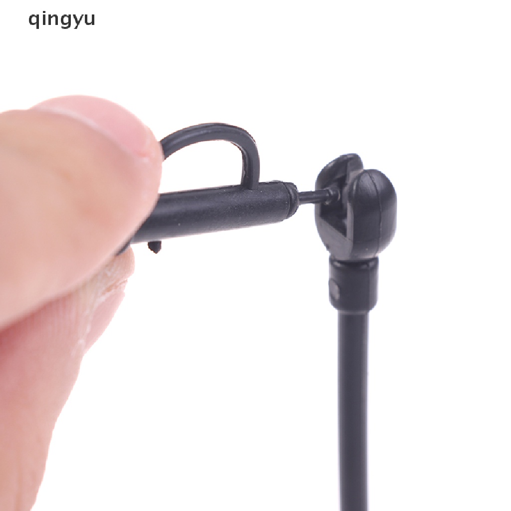 qingyu Cute Mini Plastic Microphone Model Dollhouse Miniature Furniture Accessories PLI