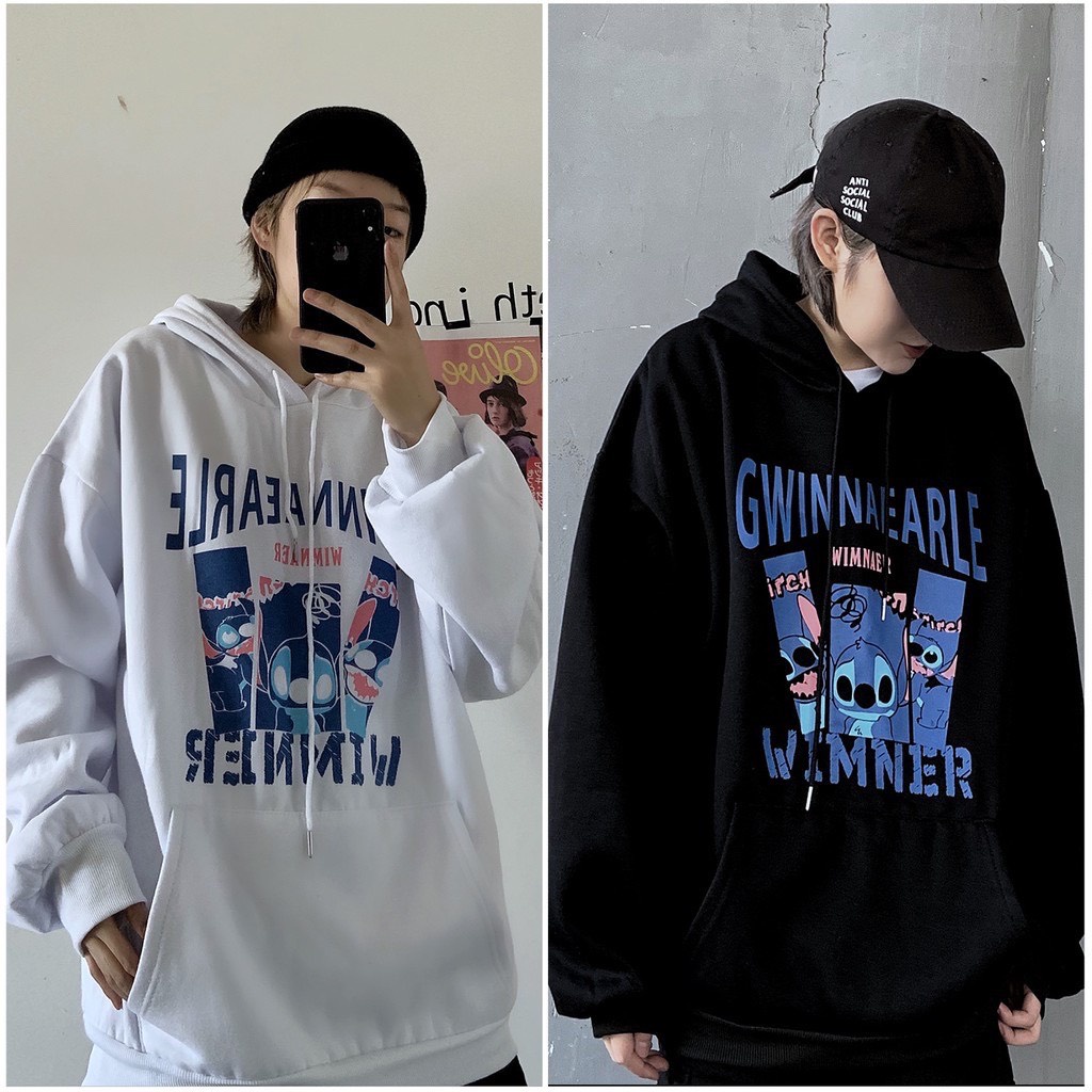 ÁO HOODIE NỈ BÔNG IN HÌNH GWIN
