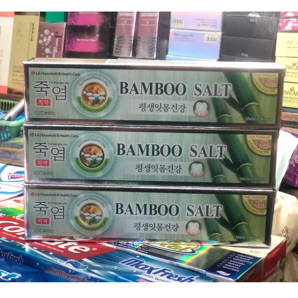 Kem đánh răng muối tre Bamboo Salt 140g