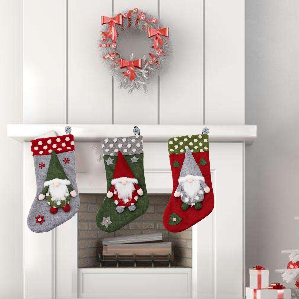 CONOPERY Vớ Treo Trang Trí Giáng Sinh Năm Mới