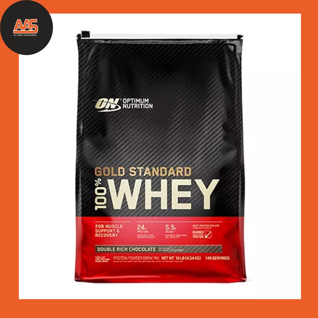 WHEY PROTEIN - OPTIMUM NUTRITION - GOLD STANDARD 100% WHEY - 5.6LBS - Bổ sung whey protein hỗ trợ tăng cơ giảm mỡ tối ưu