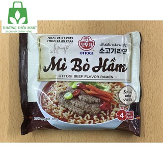 Mì bò hầm Ottogi gói 120g - mì hàn quốc