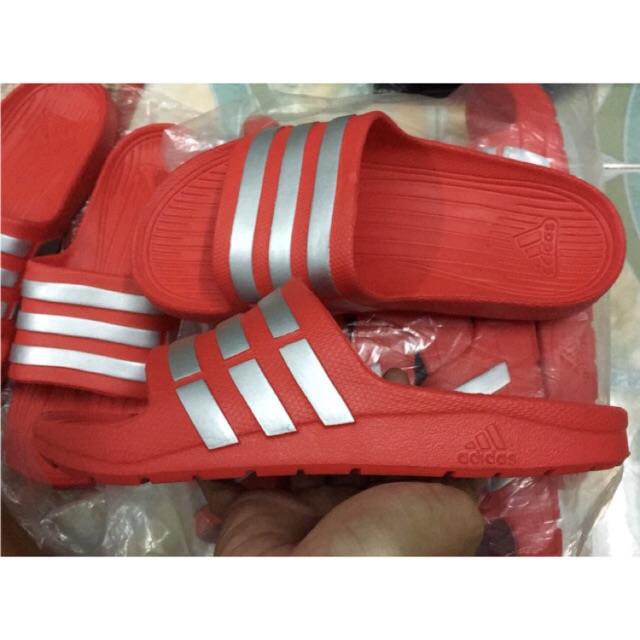 Dép đúc made in viet nam( Đỏ kẻ nhũ)(37/38/39/40/41/42)