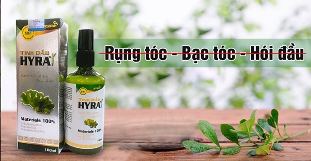 Liệu trình tóc rụng: 2 lọ Tinh dầu xịt tóc Hyra