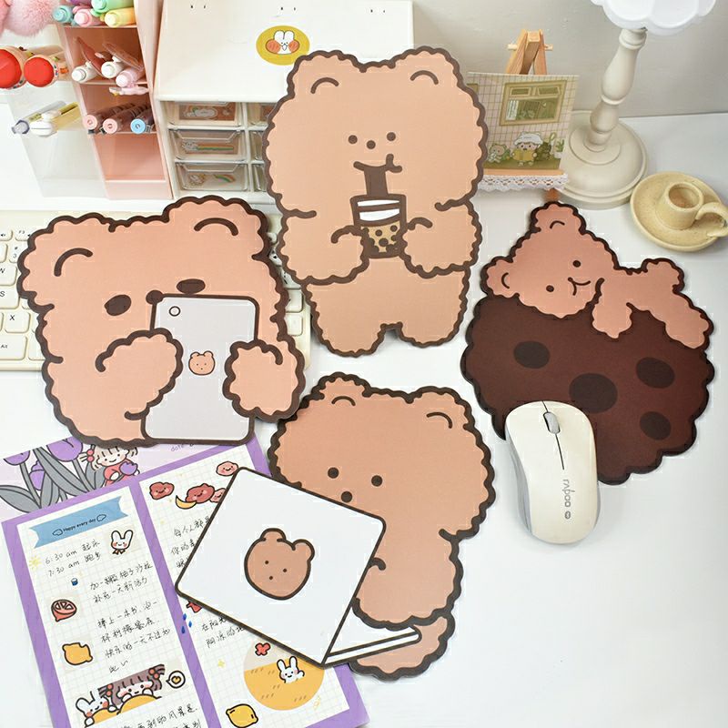 Bàn Di Chuột Hình Thú Cute - Tấm Pad Lót Kê Hình Gấu
