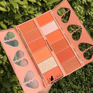 Bảng mắt Kiss Beauty tim