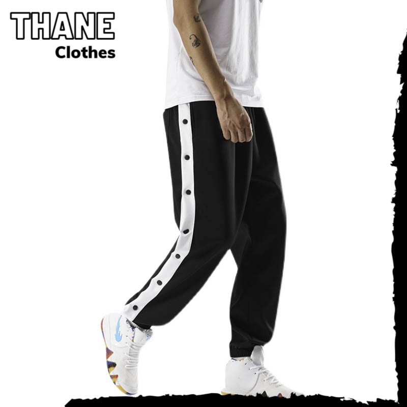 Quần Dài Buttons Pants Cúc Bấm, Quần Dài Dáng Suông Cúc Bấm Unisex - THANE Clothes (QJN6) | BigBuy360 - bigbuy360.vn