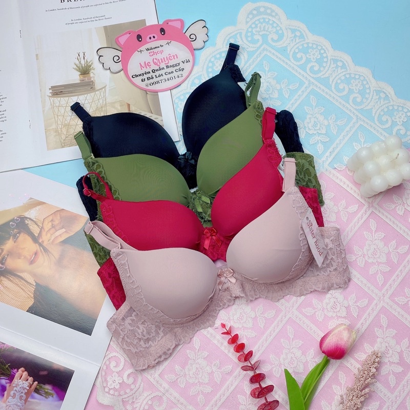 Áo ngực Thái Lan , áo lót nữ đệm dày siêu nâng 5cm không gọng cao cấp