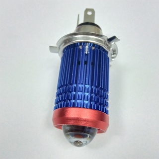 Đèn Pha Led H4 Bi Cầu Mini 2 Màu Pha Trắng Cốt Vàng Siêu Sáng (Phiên Bản Cao Cấp 2021)