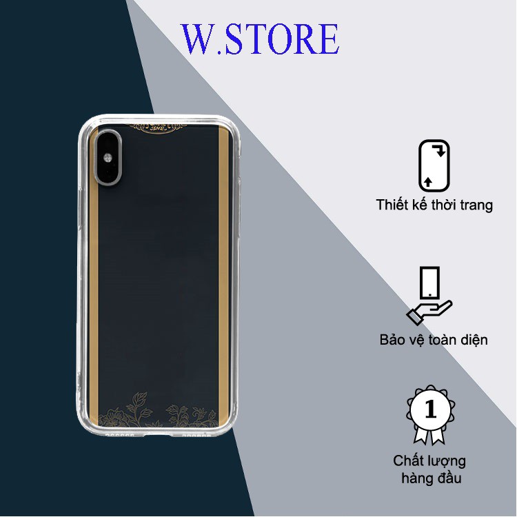 Ốp Lưng  thời trang ốp điện thoại màu đen viền cực độc đáo dành cho Iphone 5 đến 12 promax BRD20210120