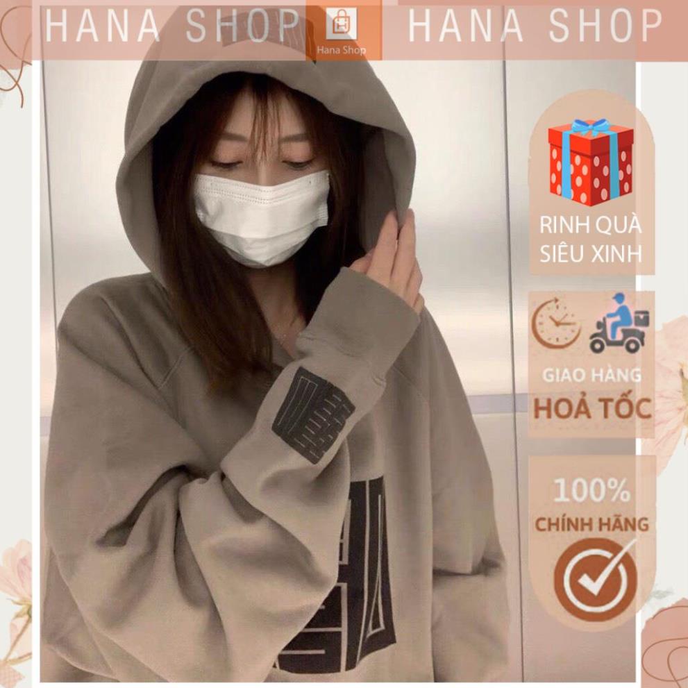 [Hàng Cao Cấp]   Áo Hoodie Unisex Nỉ Nâu ,xinh nhức nách,  dưới 65kg  - Kèm Mũ Dáng Rộng Cực Chất G086 | BigBuy360 - bigbuy360.vn