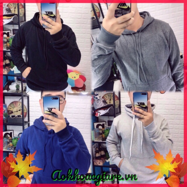 Áo khoác nỉ chui hoodie nam nữ form rộng- ảnh thật | BigBuy360 - bigbuy360.vn