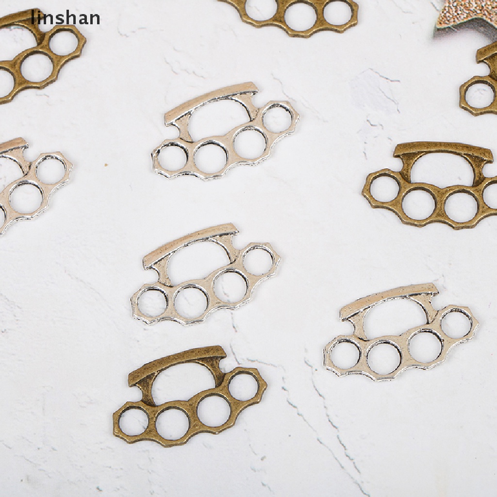 Set 10 Mặt Dây Chuyền Mạ Bạc Đeo Khớp Ngón Tay Nhiều Màu Sắc