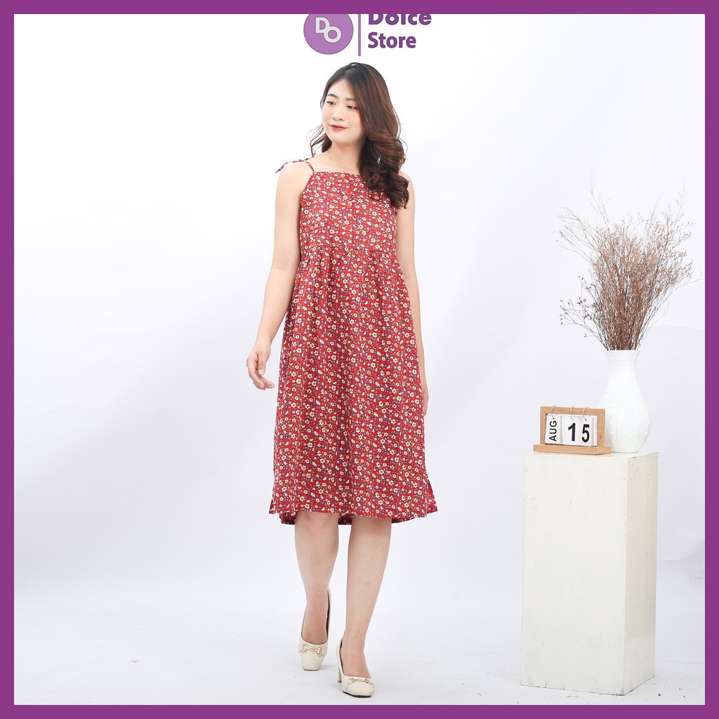 Váy hoa 2 dây dáng dài DOLCE