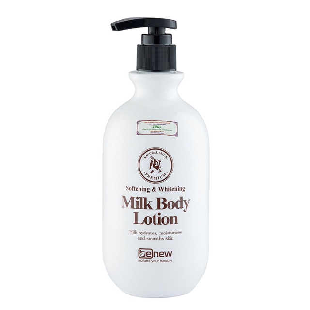 Sữa dưỡng thể trắng da Benew Milk Body Lotion 450ml
