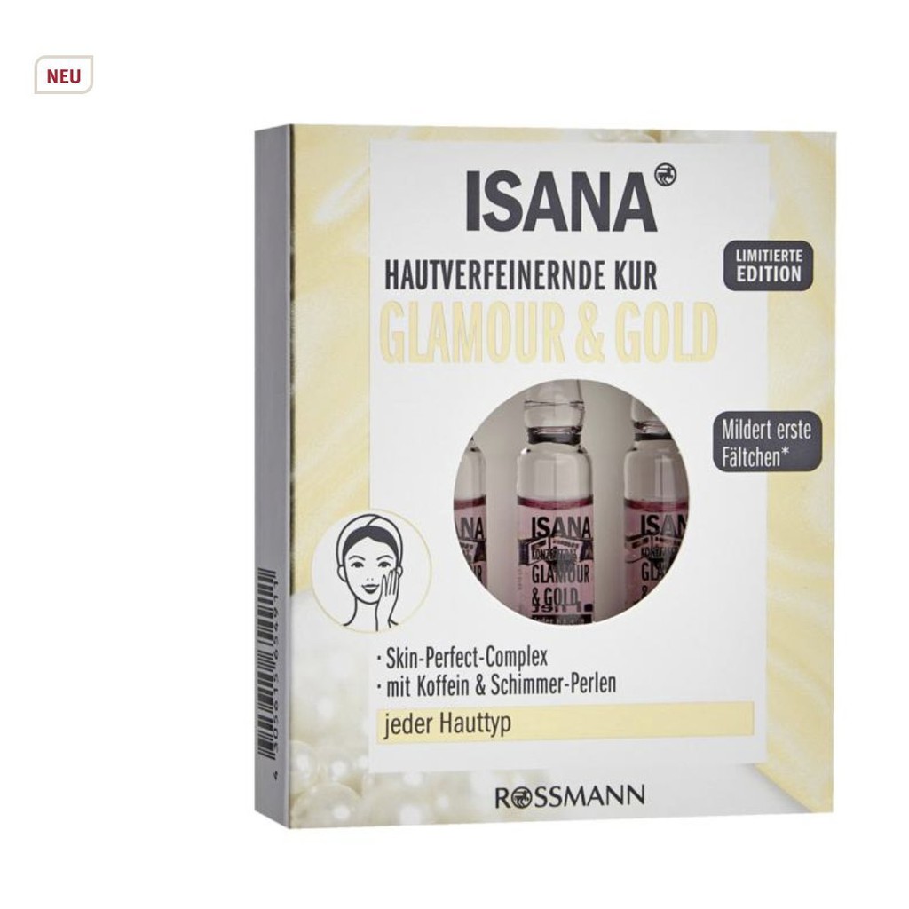 Serum ISANA GLAMOUR and GOLD Limited Edition