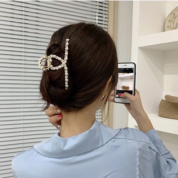 [Mã SKAMCLU8 giảm 10% cho đơn từ 100K] Kẹp tóc càng cua Hàn Quốc kim loại cực sang chảnh HOT TREND cho nữ
