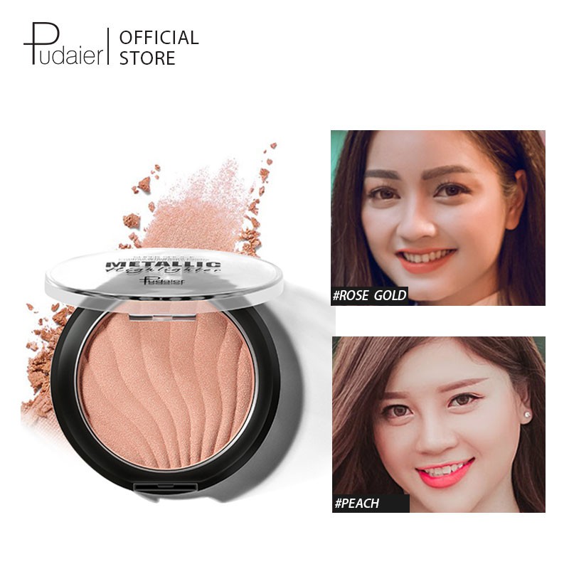 Phấn bắt sáng Pudaier phối nhũ lấp lánh mang lại lớp trang điểm nổi bật 51g