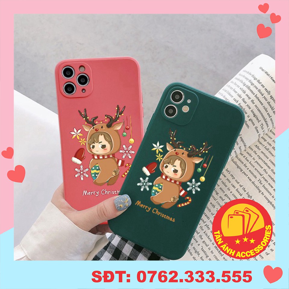 Ốp điện thoại - Ốp lưng iphone dẻo cạnh vuông Cậu bé tuần lộc 6/6plus/7/8/7plus/8plus/x/xs/xsmax/11/11promax/12