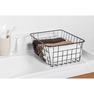 Giỏ sắt đựng đồ kèm lót (size 28cm)
