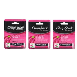 Combo 3 Cây Son Dưỡng Môi ChapStick Cherry Classic Hương Cherry​