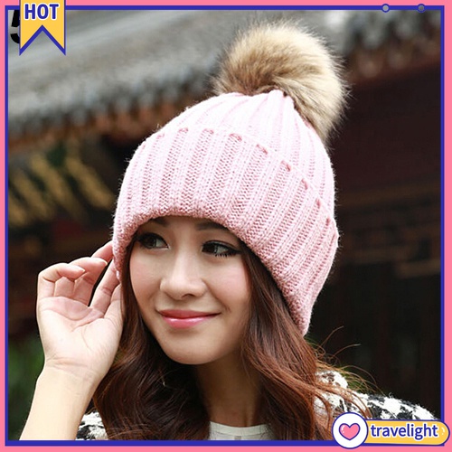 (Travelight) Nón Len Trùm Đầu Giữ Ấm Mùa Đông Thời Trang Cho Nữ