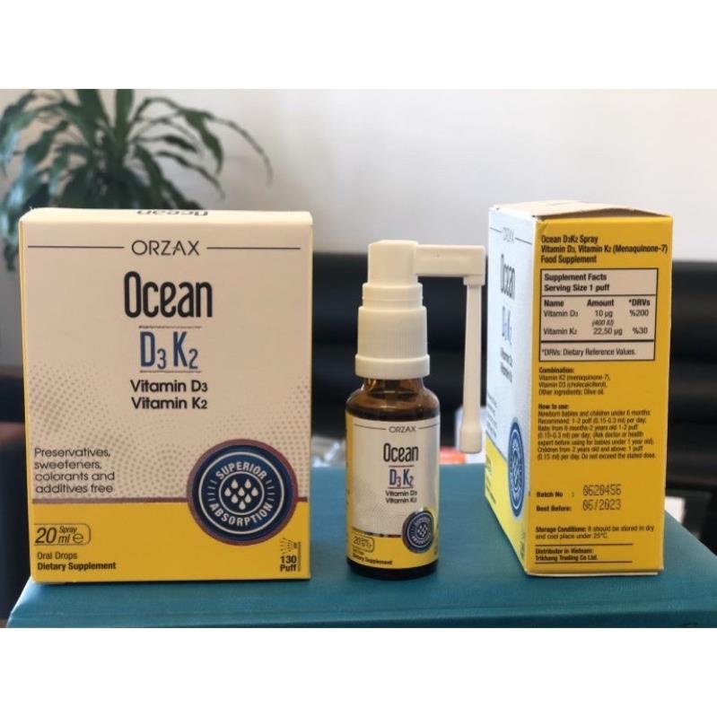 [GIÁ GỐC] Ocean D3K2 dạng xịt giúp bé phát triển vượt trội - Lọ 20ml