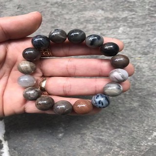VÒNG TAY GỖ HÓA THẠCH 12LY