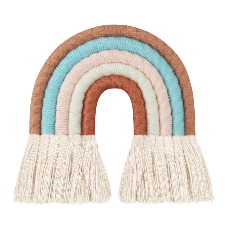 Phụ Kiện Trang Trí Phòng Bé Màu Cầu Vồng Phong Cách Boho
