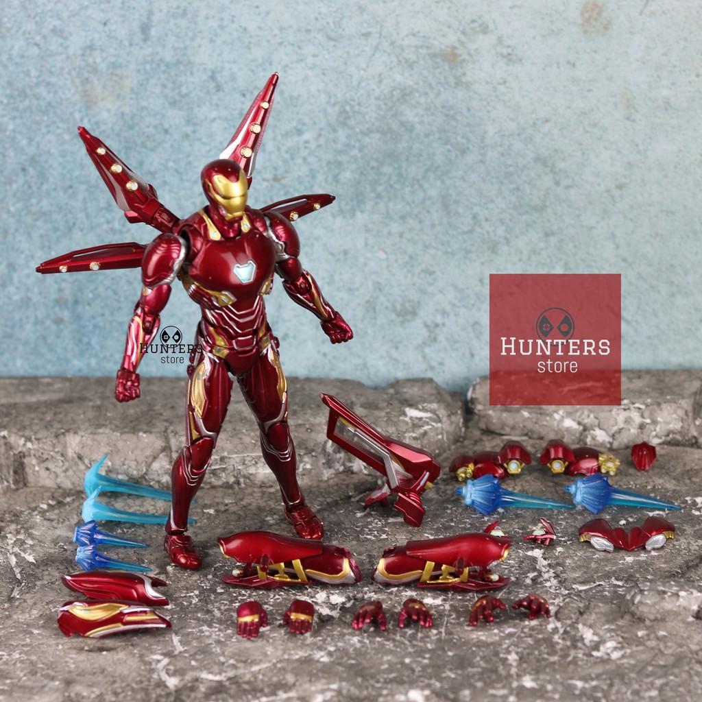 Mô hình Iron Man Mark 50 Nano Weapon Set 2 Shf Avengers Endgame