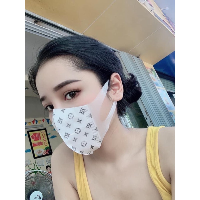 KHẨU TRANG 5D mask CHÍNH HÃNG công ty Nam Anh giấy kháng khuẩn hộp 10c