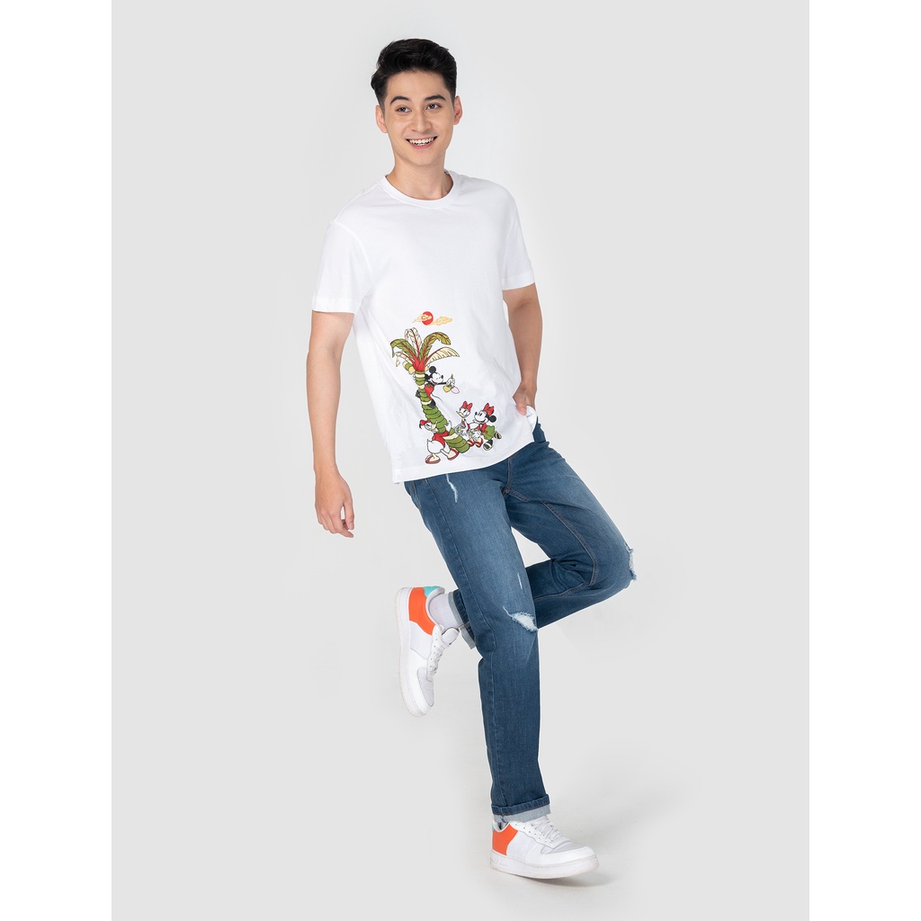 Áo phông người lớn unisex in hình Mickey thời trang CANIFA - 5TS21S003