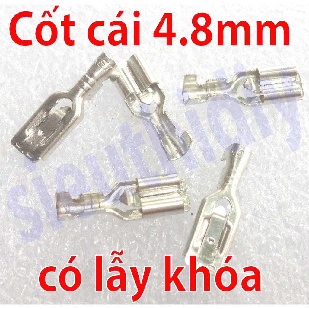 Cốt cái 4.8mm + áo cos dày 0.3-0.4mm thường/có khóa