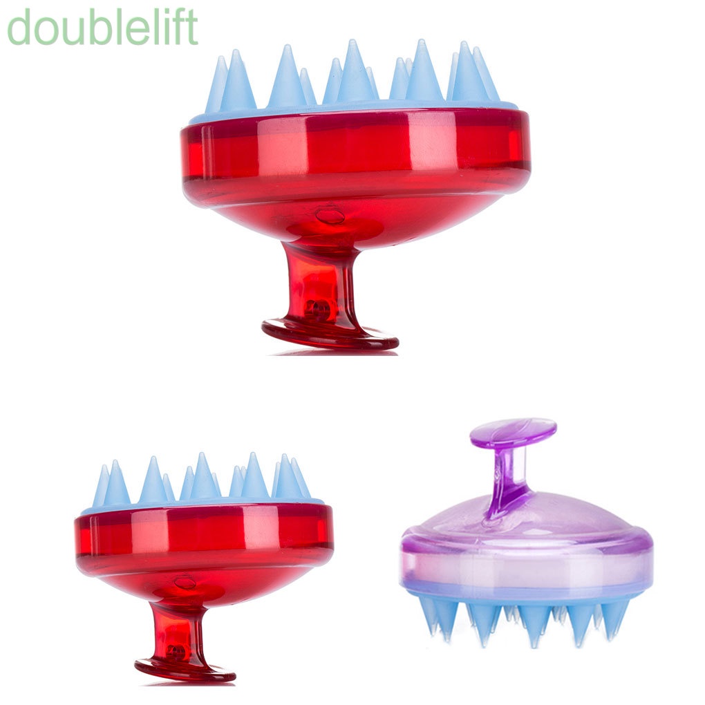 Bàn chải silicon mát xa da đầu thoải mái tiện lợi khi tắm