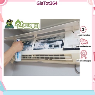 Chai xịt vệ sinh máy lạnh điều hòa sandokkaebi 330ml không cần rửa lại nước