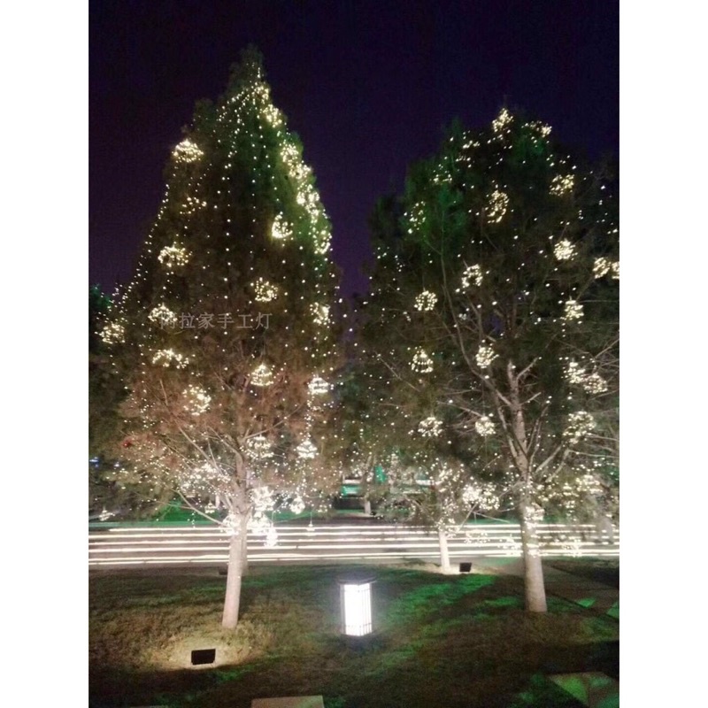 Bộ 5 Dây Đèn Led Hình Pháo Hoa, Trang Trí Sân Vườn, Giáng Sinh Độc Đáo,Cafe, Nhà Hàng