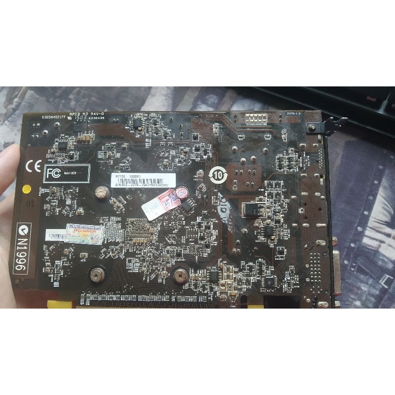 xác vga hd7730 chập chờn