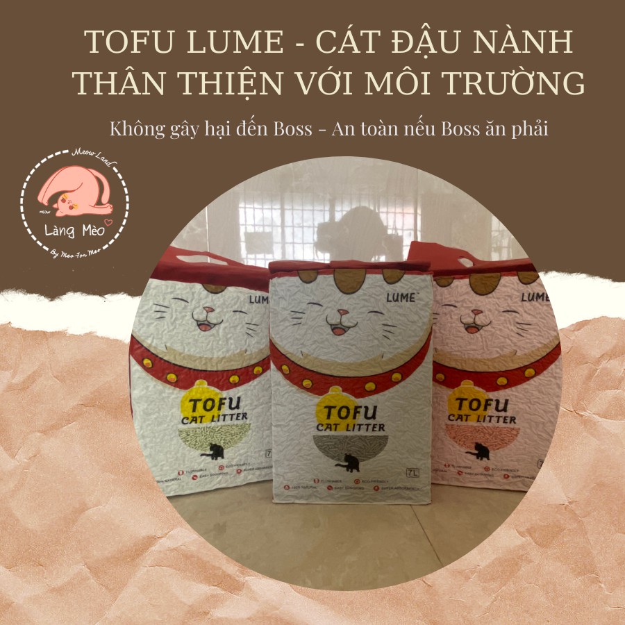 Cát vệ sinh cho mèo - Tofu Lumi