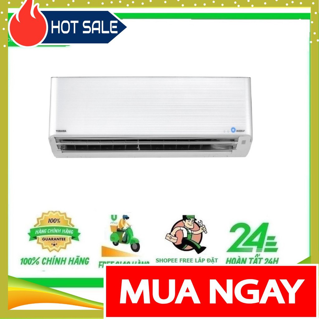 { GIÁ SỈ ) RAS-H10N4KCVPG-V-MIỄN PHÍ CÔNG LẮP ĐẶT-Máy lạnh Toshiba Inveter 1 HP RAS-H10N4KCVPG-V