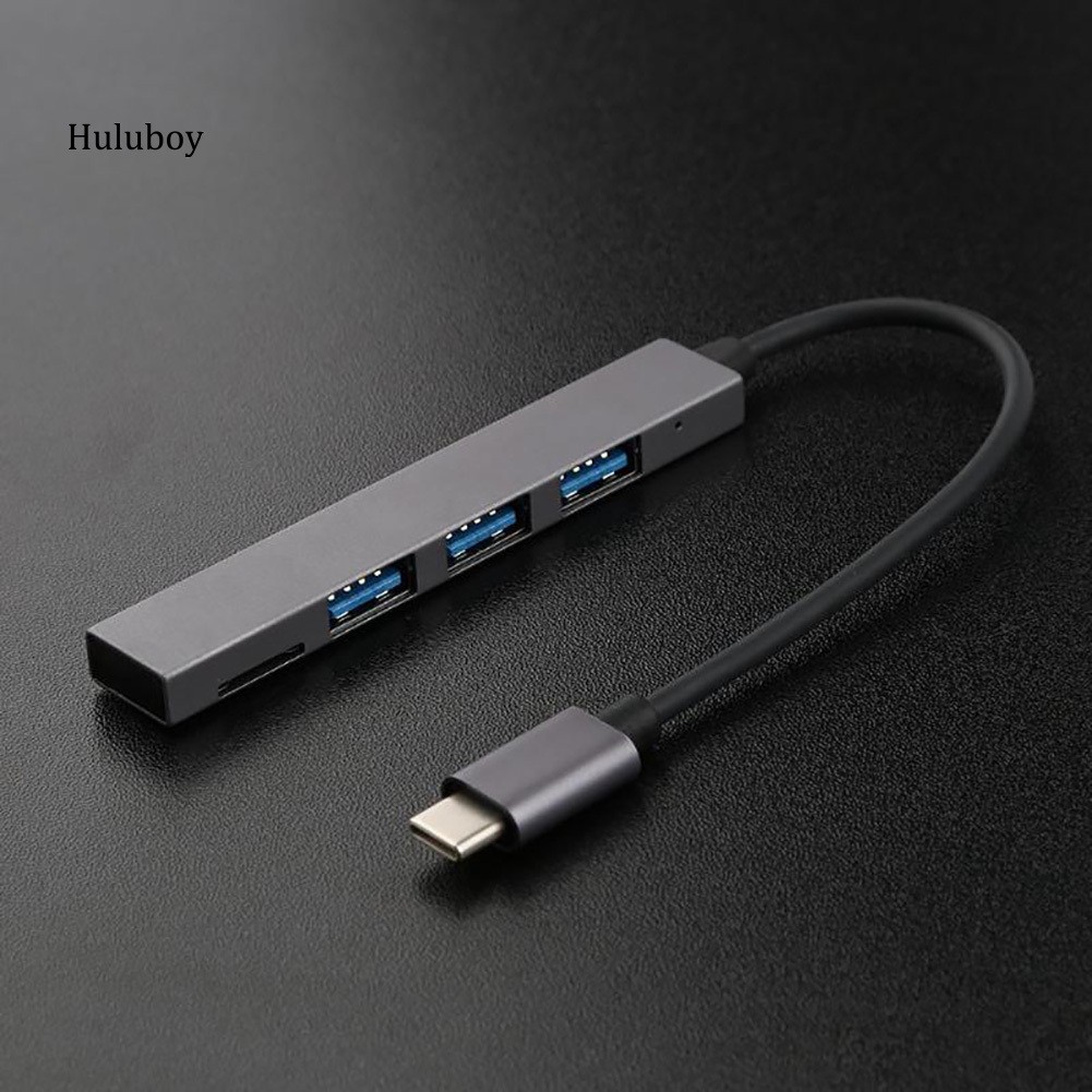Hub USB 3.1 Type-C - USB 3.0 TF 4 trong 1 cho MacBook Pro/Air