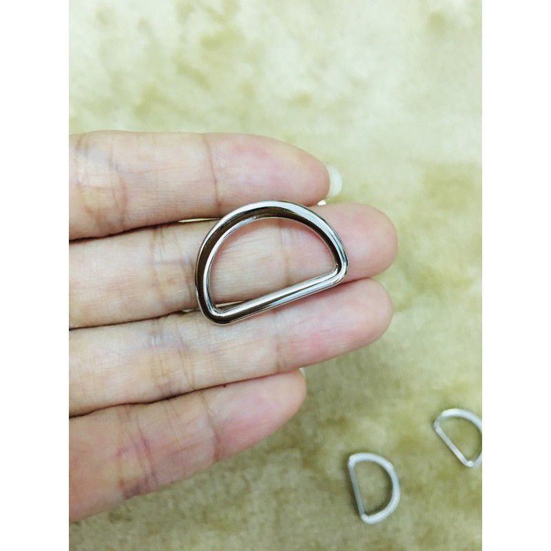 sét 10 cái khoen D thép cao cấp 2.5 cm